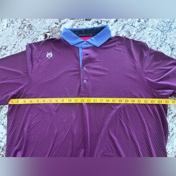Greyson golf performance polo shirt. - Picture 9 of 10